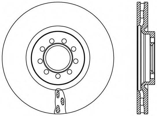 OPEN PARTS BDA238920 гальмівний диск