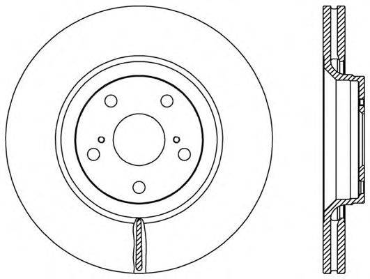 OPEN PARTS BDA252520 гальмівний диск