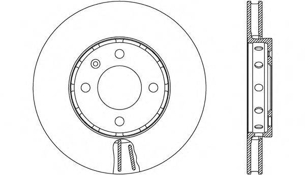 OPEN PARTS BDA266320 гальмівний диск