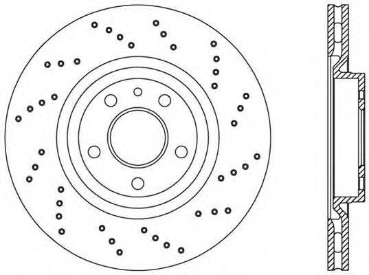 OPEN PARTS BDRS166325 гальмівний диск