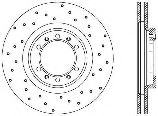 OPEN PARTS BDRS178825 гальмівний диск