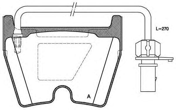 OPEN PARTS BPA089602 Комплект гальмівних колодок, дискове гальмо