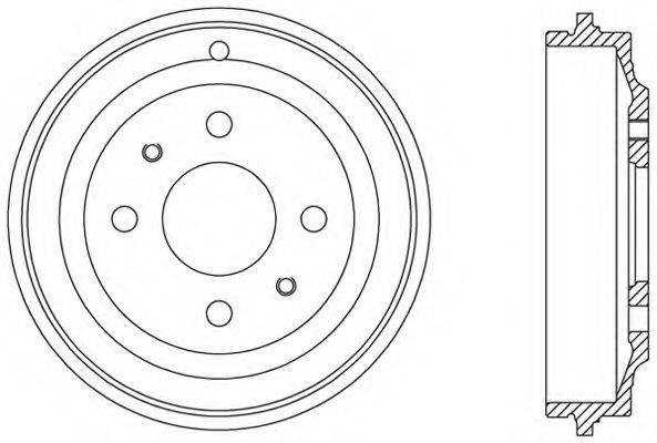 OPEN PARTS BAD906410 Гальмівний барабан