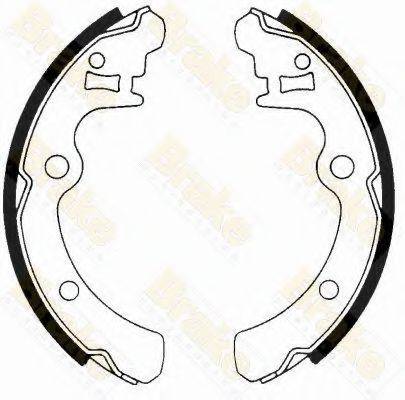 BRAKE ENGINEERING SH2346 Комплект гальмівних колодок