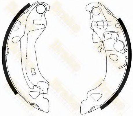 BRAKE ENGINEERING SH2438 Комплект гальмівних колодок