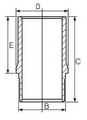 GOETZE ENGINE 1461002000 Гільза циліндра