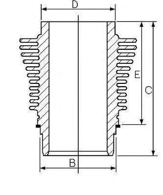 GOETZE ENGINE 21202102DLSTD Гільза циліндра