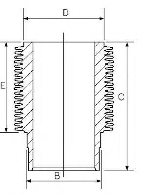 GOETZE ENGINE 1490006000 Гільза циліндра