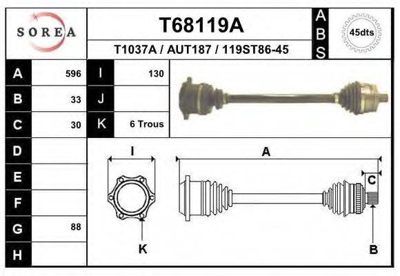 EAI T68119A Приводний вал