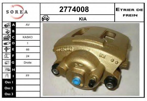 EAI 2774008 Гальмівний супорт