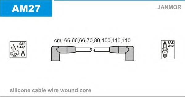 JANMOR AM27 Комплект дротів запалювання
