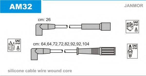 JANMOR AM32 Комплект дротів запалювання