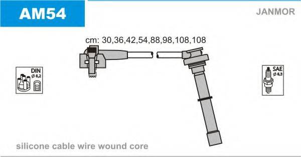 JANMOR AM54 Комплект дротів запалювання
