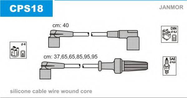 JANMOR CPS18 Комплект дротів запалювання