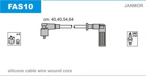 JANMOR FAS10 Комплект дротів запалювання