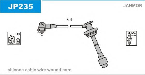 JANMOR JP235 Комплект дротів запалювання