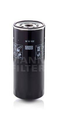 MANN-FILTER W11102 Масляний фільтр; Фільтр, Гідравлічна система приводу робочого обладнання