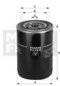 MANN-FILTER W9020 Масляний фільтр