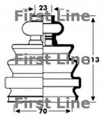 FIRST LINE FCB2794 Пильовик, приводний вал