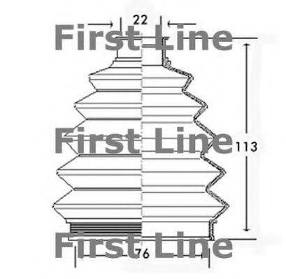 FIRST LINE FCB2335 Пильовик, приводний вал