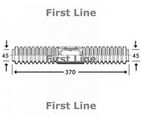 FIRST LINE FSG3216 Пильовик, рульове управління
