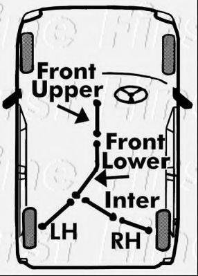FIRST LINE FKB2322 Трос, стоянкова гальмівна система