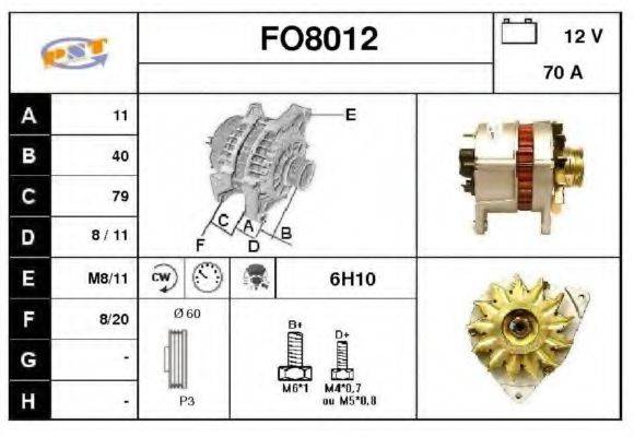 SNRA FO8012 Генератор