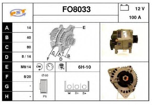 SNRA FO8033 Генератор