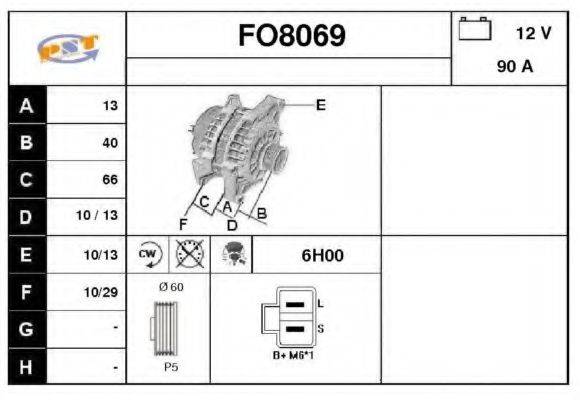 SNRA FO8069 Генератор