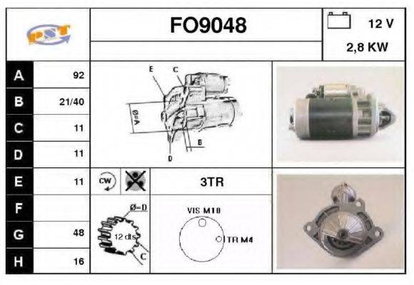 SNRA FO9048 Стартер