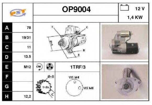 SNRA OP9004 Стартер