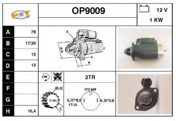 SNRA OP9009 Стартер