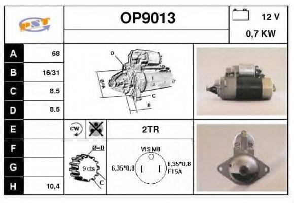 SNRA OP9013 Стартер