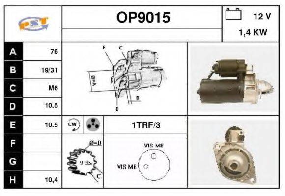 SNRA OP9015 Стартер