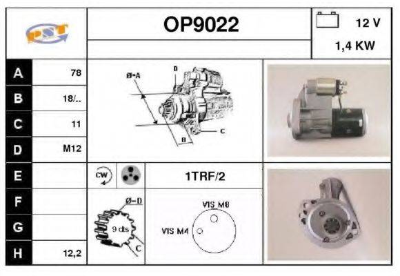 SNRA OP9022 Стартер