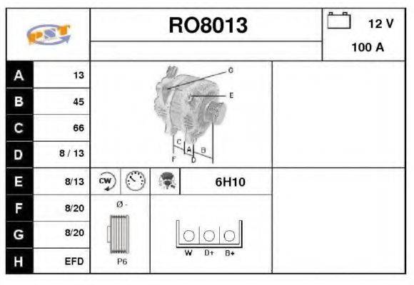 SNRA RO8013 Генератор