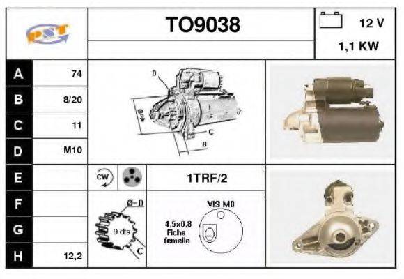 SNRA TO9038 Стартер