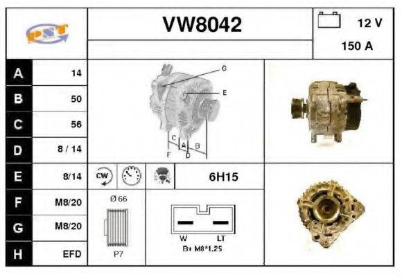 SNRA VW8042 Генератор