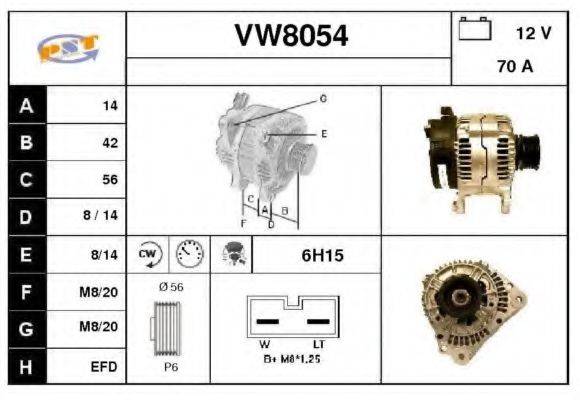 SNRA VW8054 Генератор