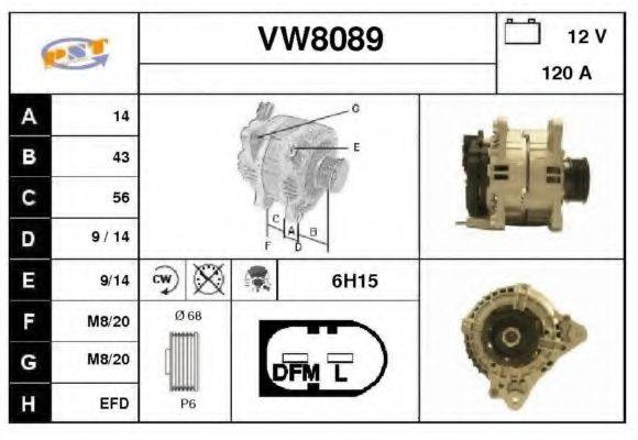 SNRA VW8089 Генератор