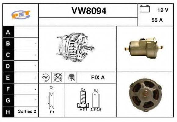 SNRA VW8094 Генератор