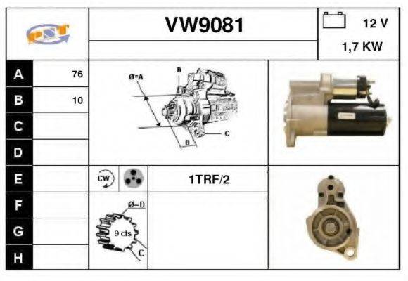 SNRA VW9081 Стартер