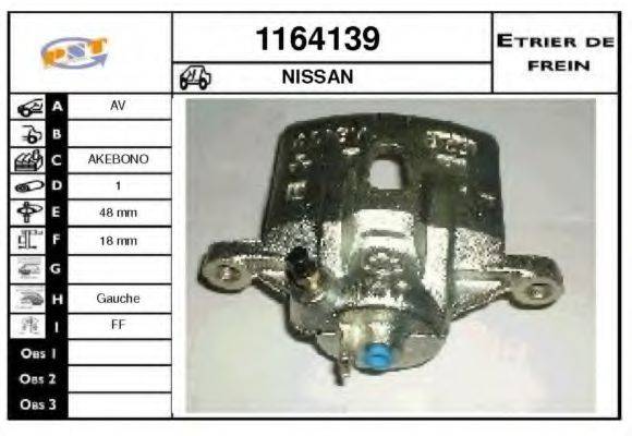 SNRA 1164139 Гальмівний супорт