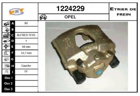 SNRA 1224229 Гальмівний супорт