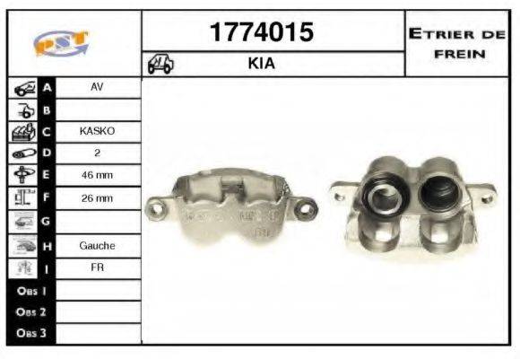 SNRA 1774015 Гальмівний супорт