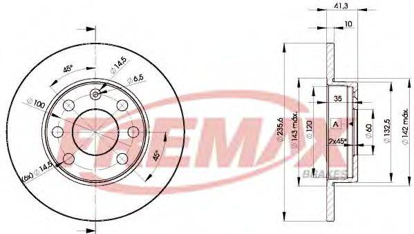 FREMAX BD6193 гальмівний диск