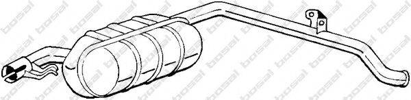 BOSAL 280901 Глушник вихлопних газів кінцевий