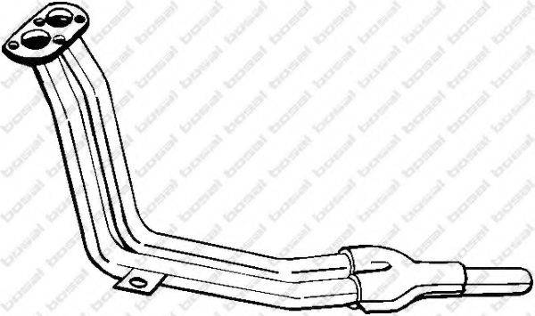 BOSAL 775791 Труба вихлопного газу