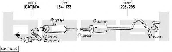 BOSAL 03464227 Система випуску ОГ