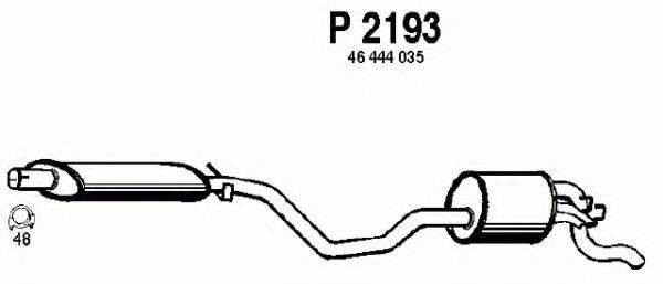 FENNO P2193 Глушник вихлопних газів кінцевий